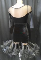 Chanel leotard and Astrid skirt