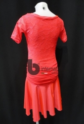 Girl coral dress