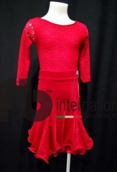 Girl red dress