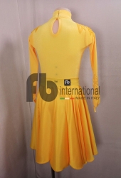Girl yellow dress