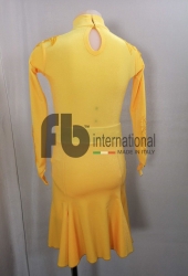 Girl yellow dress