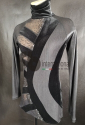 Men's polo neck shirt