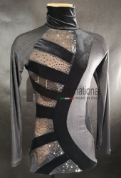 Men's polo neck shirt