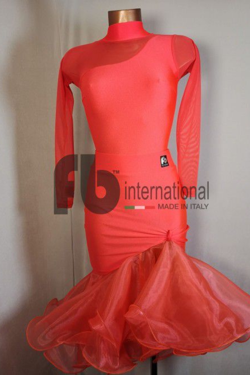 Coral dress