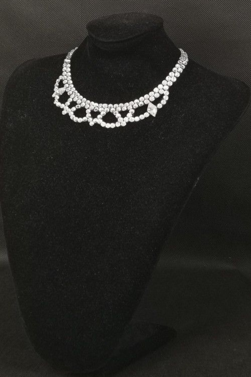 Rhinestones necklace 9