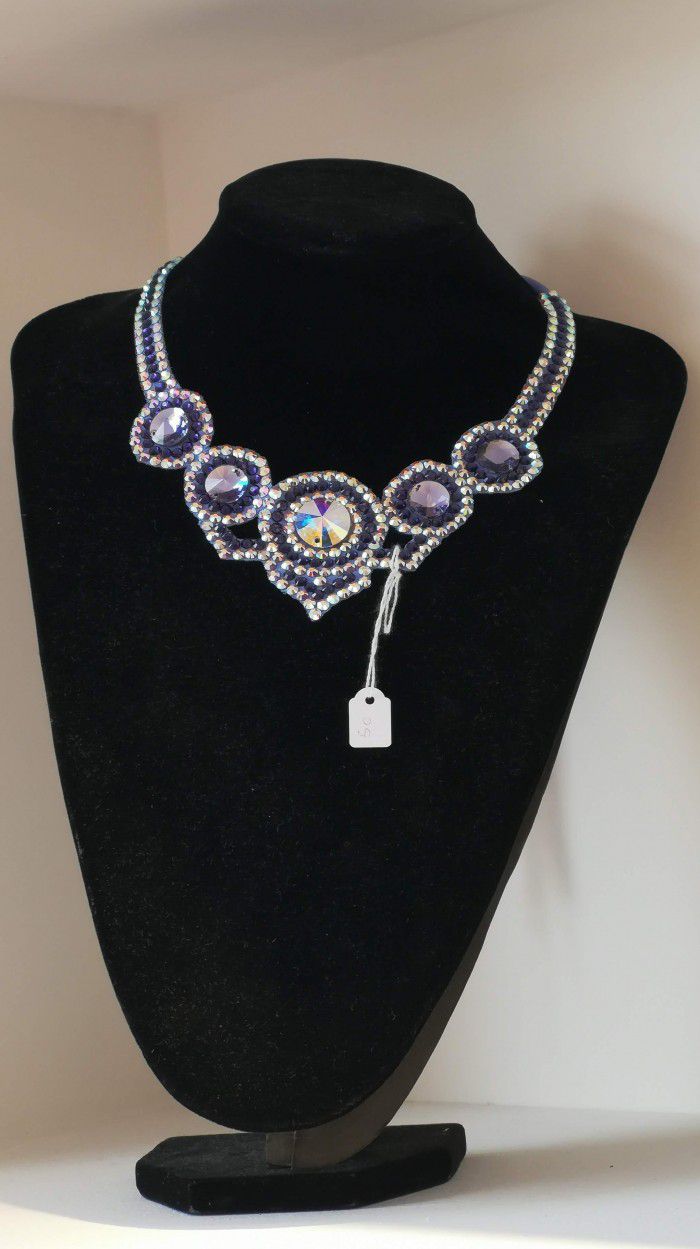 Rhinestones necklace 13